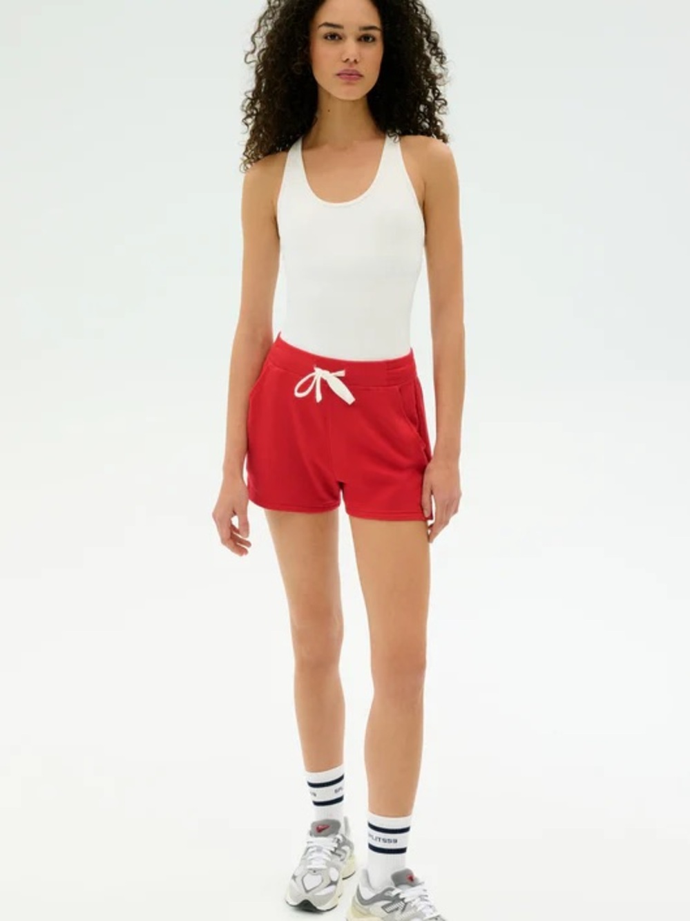 Splits59 Reena Sweatshort: Pirate Red